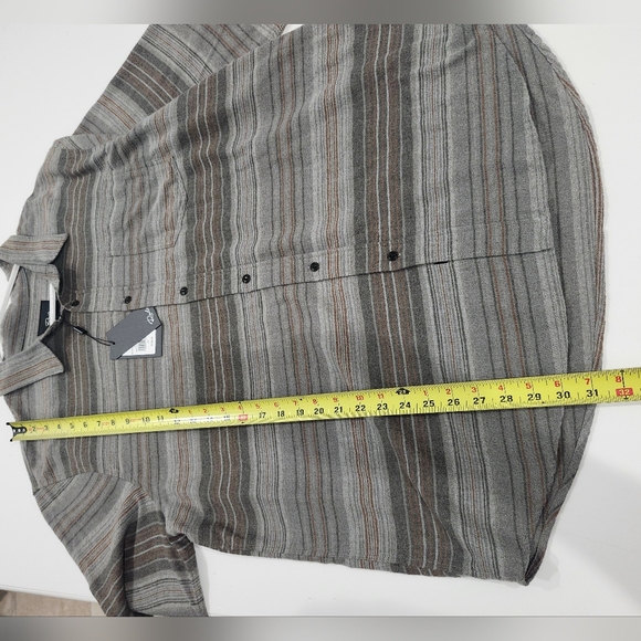 Rails Mens XXL Seaweed Moss Stripe Flannel Runson Button Down Shirt NWT - Picture 7 of 8
